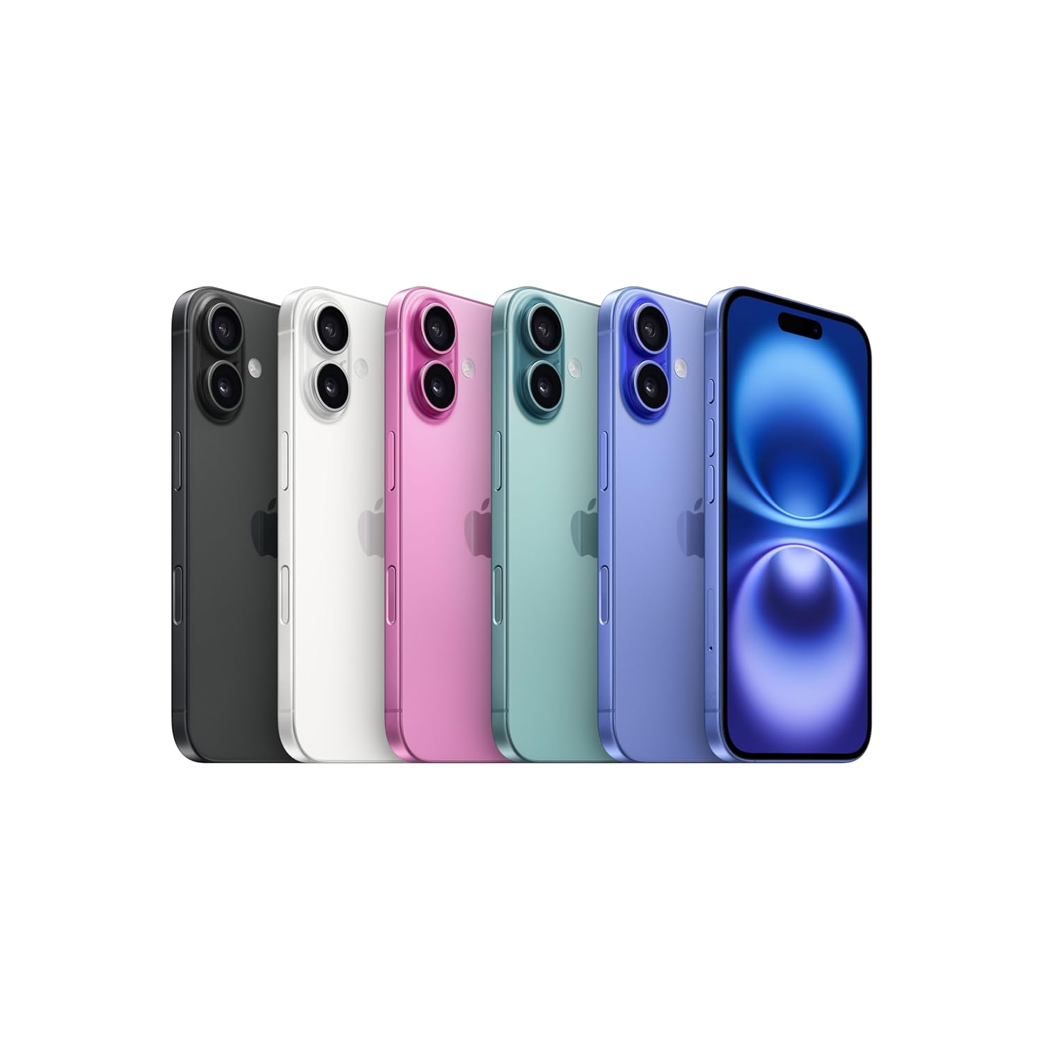Apple iPhone 16 128GB: 5G Phone with Camera Control, A18 Chip and a Real Boost for Battery. Works with AirPods, White