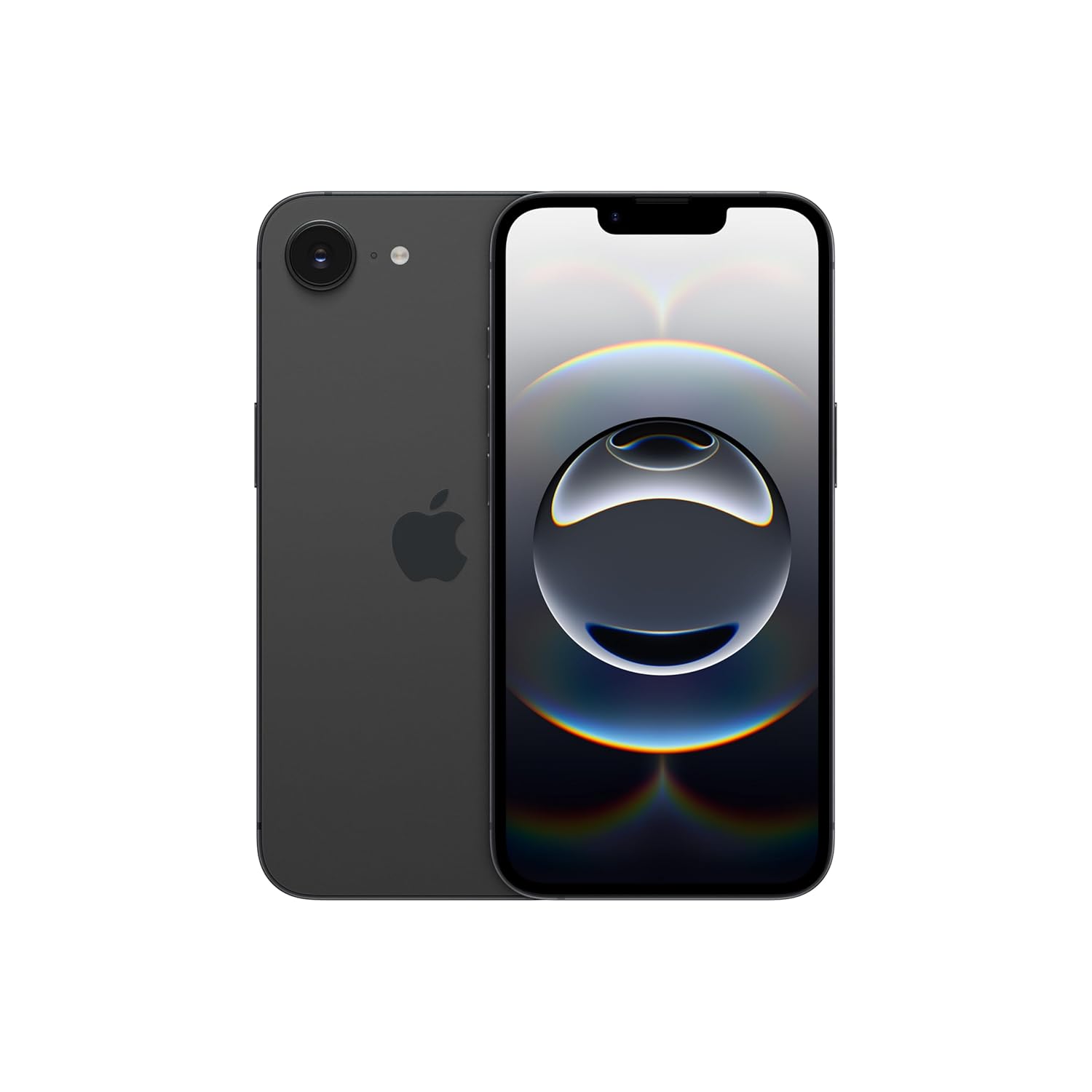 Apple iPhone 16e 128 GB: Designed for Apple Intelligence, A18 Chip, Gigantic Battery Life, 48 MP Fusion Camera, 6.1 Inch Super Retina XDR Display, Black