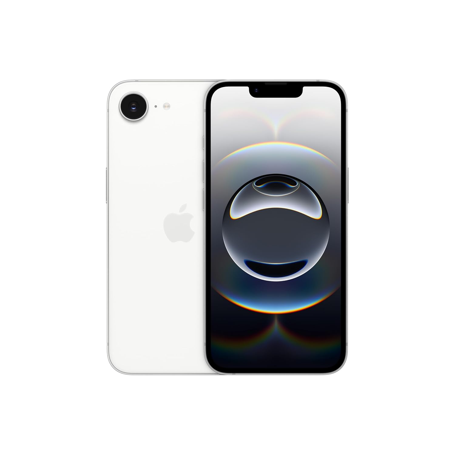 Apple iPhone 16e 128GB: Designed for Apple Intelligence, A18 Chip, Gigantic Battery Life, 48 MP Fusion Camera, 6.1 Inch Super Retina XDR Display, White