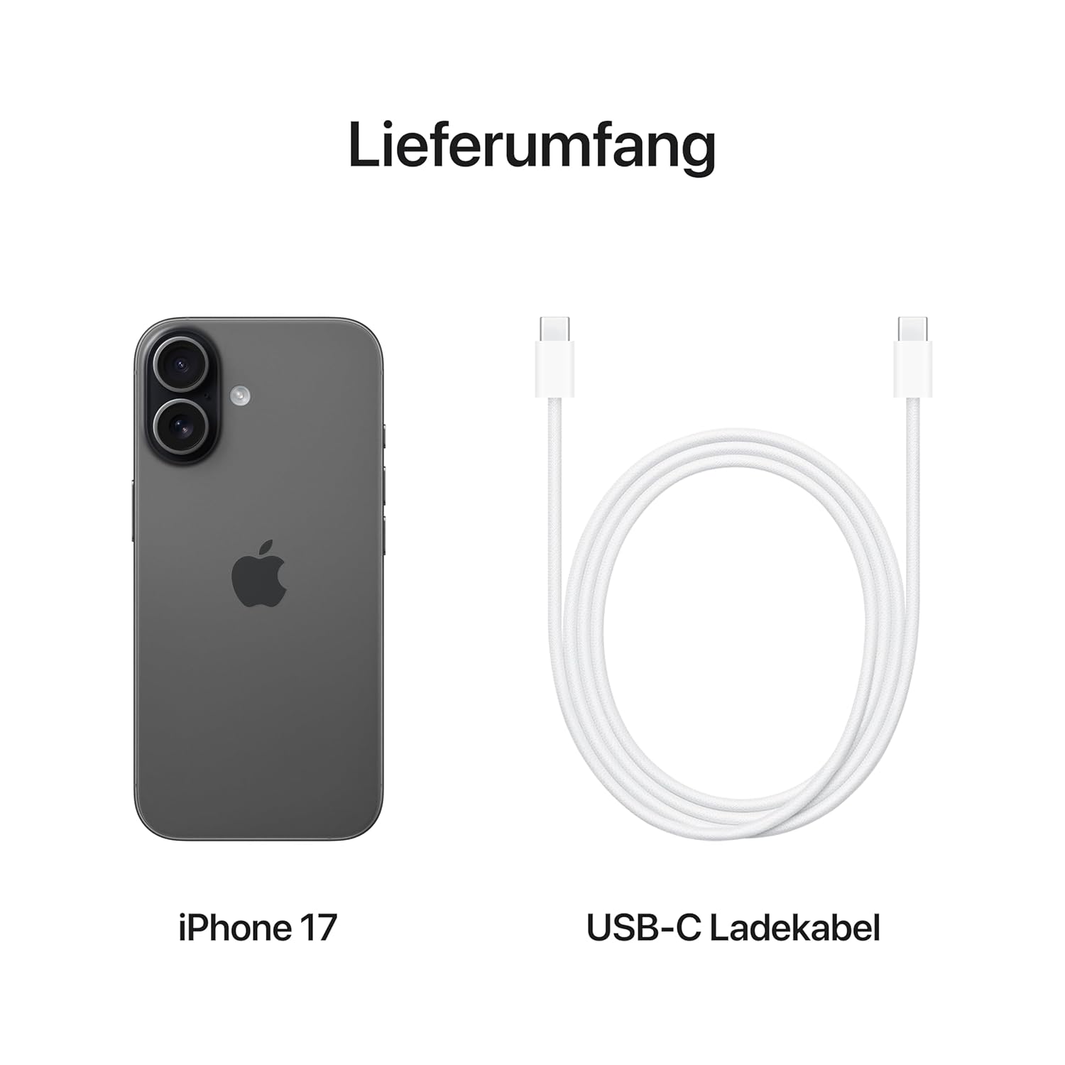 Apple iPhone 17 256 GB: 6.3 Inch Display with ProMotion, A19 Chip, Centre Stage Front Camera for Smart Group Selfies, Improved Scratch Resistance, Battery for the All Day, Black