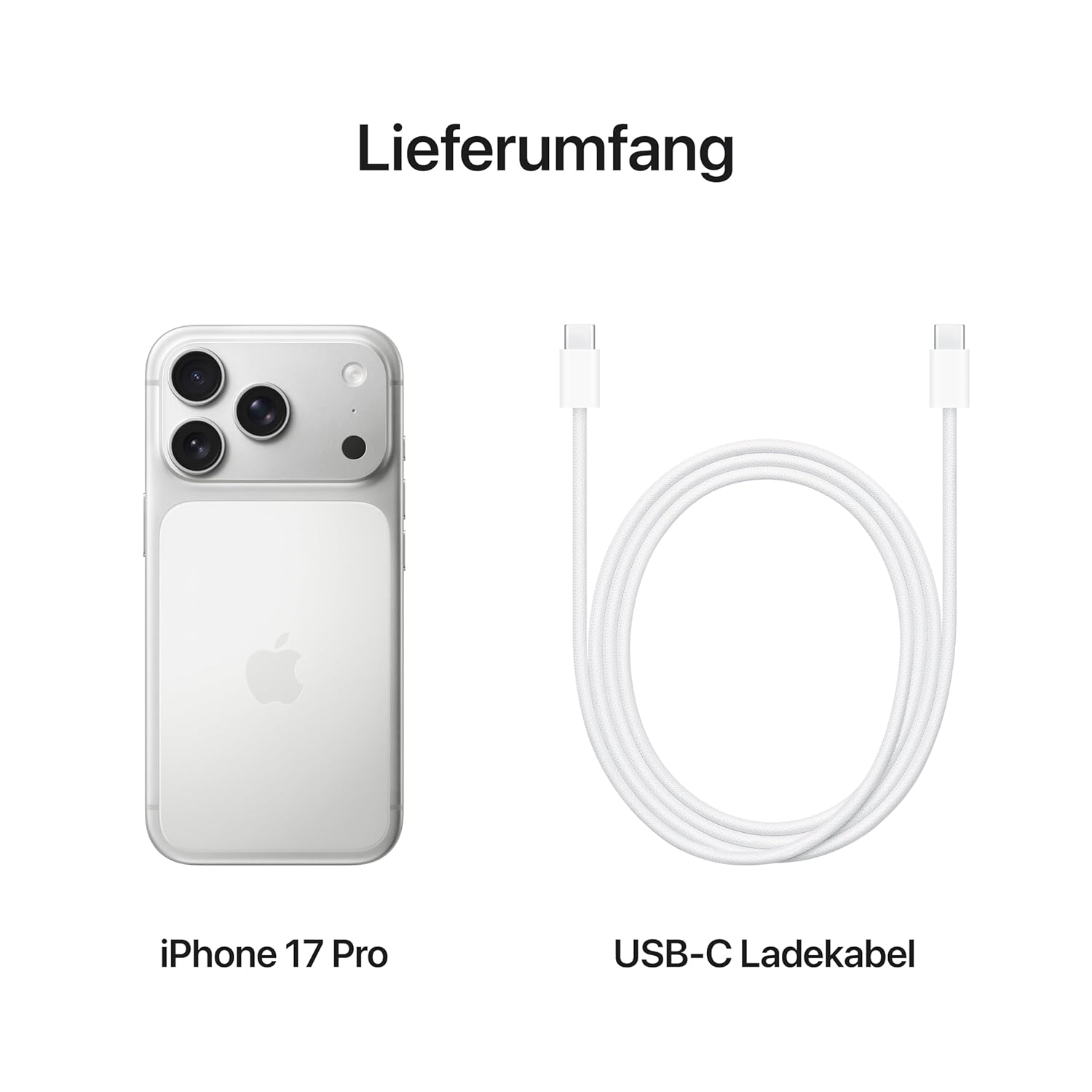 Apple iPhone 17 Pro 256 GB: 6.3 Inch Display with ProMotion up to 120 Hz, A19 Pro Chip, Breakthrough Battery Life, Pro Fusion Camera System with Centre Stage Front Camera; Silver