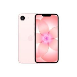Apple iPhone 17e (256GB): 6.1" Super Retina XDR Display, A19 Chip, All Day Battery, 48MP Fusion Camera; Pale Pink