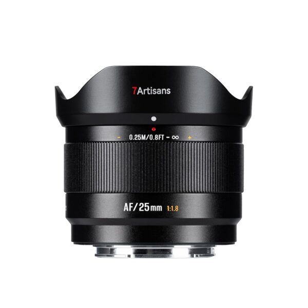 7artisans AF 25mm F1.8 APS-C FX Lens 180g Large Aperture Auto Focus Lens with Face/Eye Detection Compatible with Fujifilm X-Mount X-H/T/T30/S/E/A Series, Fujifilm X-E2, Fujifilm...