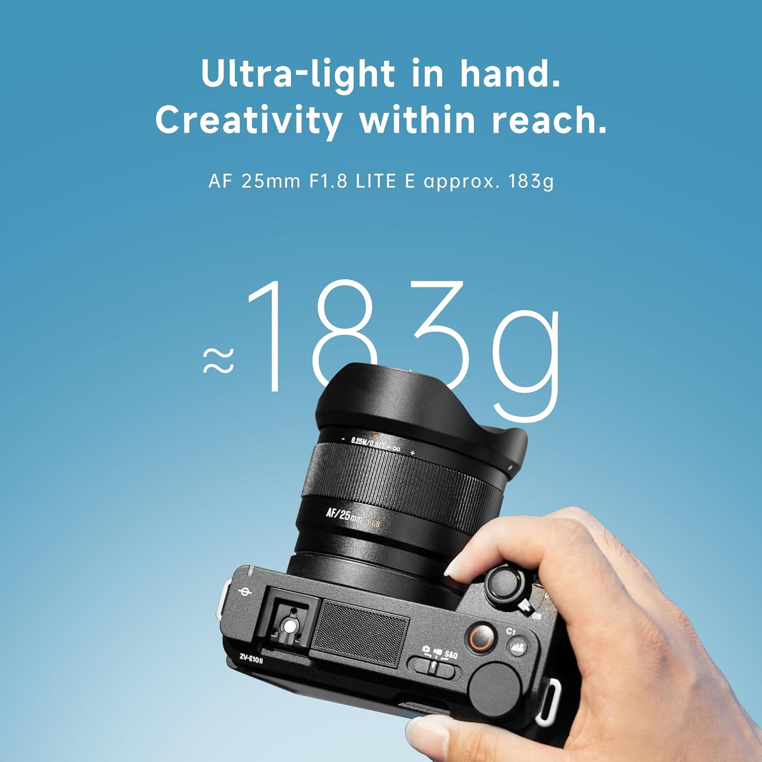7Artisans Autofocus 25mm F1.8 APS-C Lens LITE Series Large Brightness F1.8 Support Face & Eye Detection Compatible with Fujifilm X-H/T/T30/S/E/A Series Fuji X-E2 Fuji X-T2