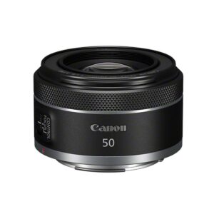 Canon Lens RF 50 mm F1.8 STM for EOS R (43 mm Filter Thread, Fixed Focal Length, Precise Focusing by STM-AF Motor, Full Format, Aspherical Lens), Black
