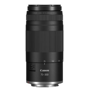 Canon RF 75-300 mm F4-5.6 Lens | Lightweight Telephoto Zoom Lens for Animal & Sports Photography | With Auto Focus Motor & Super Spectra Coating | Compatible with Canon EOS R...