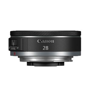Canon RF Lens 28 mm F2.8 STM - Wide Angle Fixed Focal Length for Full Frame, Compact for Landscape, Travel & Street | Compatible with EOS R System