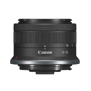 Canon RF-S Lens 10-18 mm F4.5-6.3 IS STM - Ultra Wide Angle Zoom Lens 4-Level Stabiliser for Travel & Vlogging Compatible with EOS R System