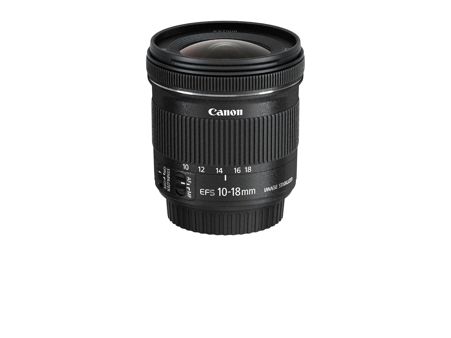 Canon Ultra Wide Angle Lens with Zoom EF-S 10 - 18 mm F/4.5-5.6 IS STM Black / Anthracite
