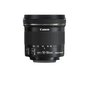 Canon Ultra Wide Angle Lens with Zoom EF-S 10 - 18 mm F/4.5-5.6 IS STM Black / Anthracite