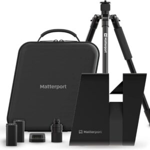 Matterport Pro3 Performance Kit 3D Lidar Digital Camera for Creating Professional Virtual 3D Tour Experiences with 360 Degree Views and 4K Photography for Indoor and Outdoor Use