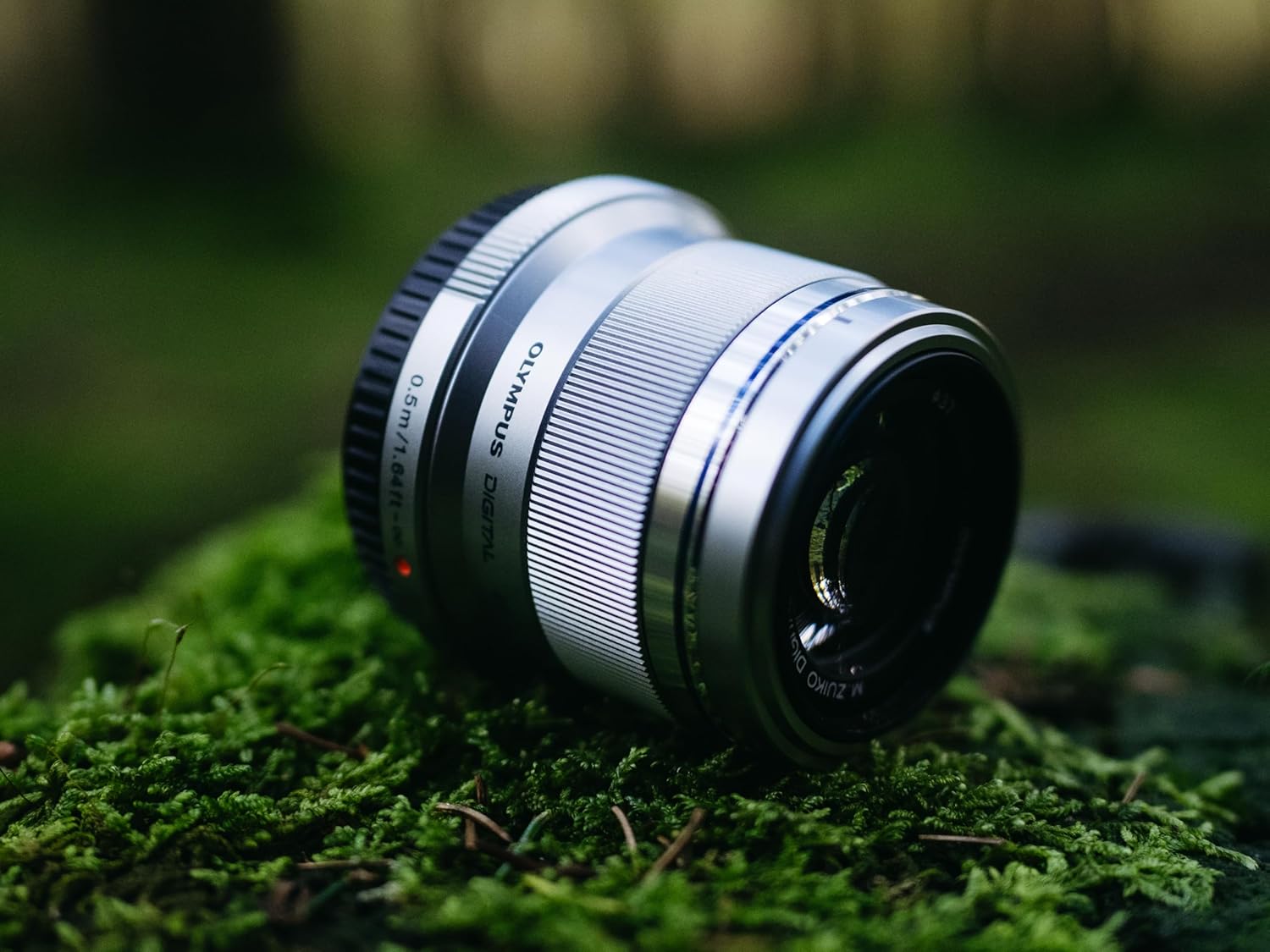 Olympus M.ZUIKO DIGITAL 45 mm 1:1.8 Lens - Silver