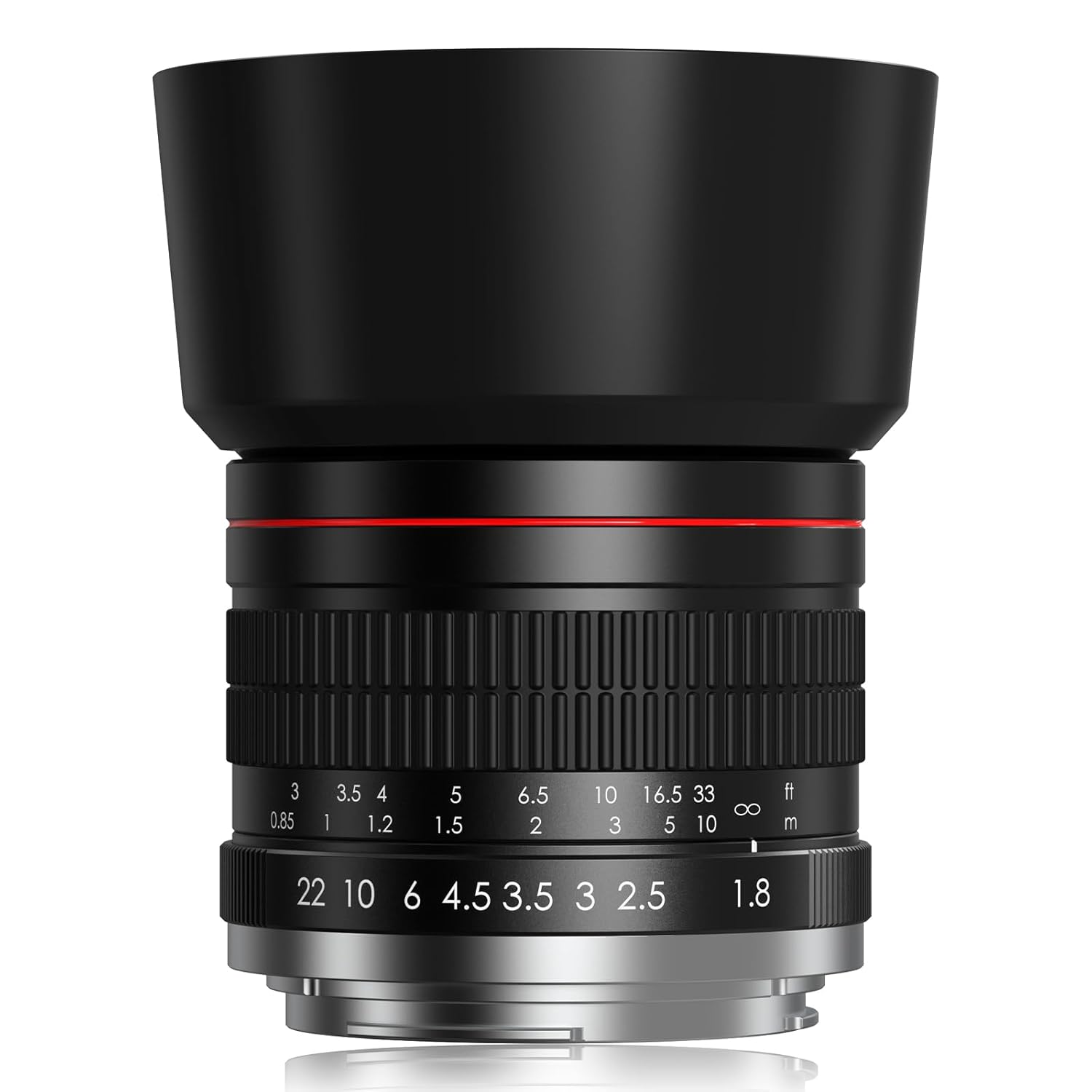 'Prime Tdow 85 mm f/1.8 Medium Telephoto Portrait Manual Focus Lens for Canon EOS DSLRs