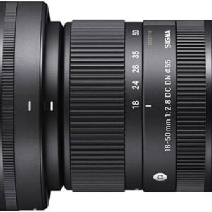 Sigma 18-50 mm F2.8 DC DN Contemporary for Sony-E Lens Bayonet, Black