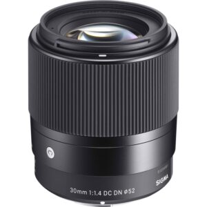 Sigma 30 mm F1.4 DC DN Contemporary Lens (52 mm Filter Thread) for Sony E Lens Bayonet