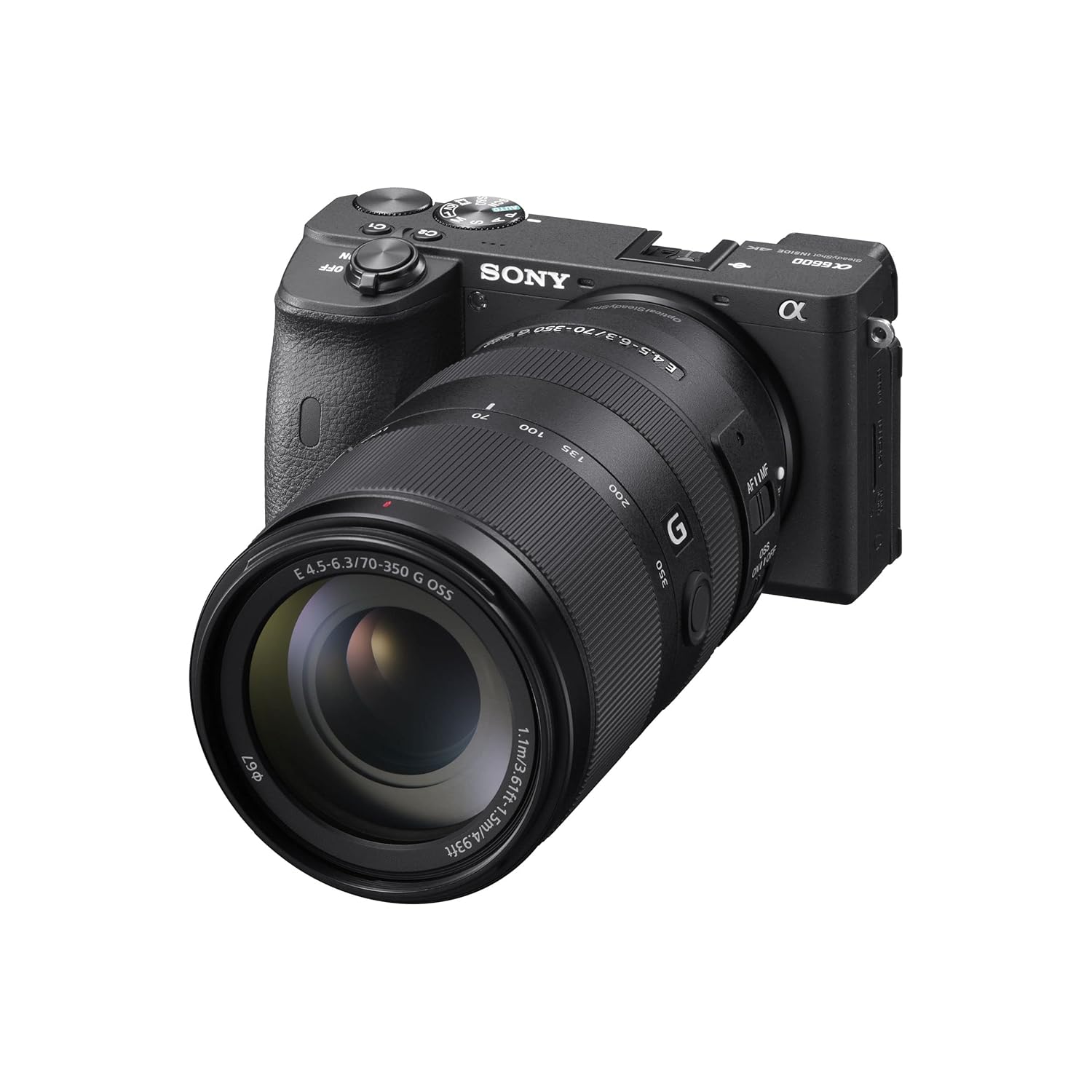 Sony E 70-350 mm f/4.5-6.3 G OSS, APS-C Super-Telephoto Zoom Lens (SEL70350G)