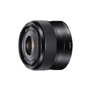 Sony SEL-35F18 standard lens (fixed focal length, 35mm, F1.8, APS-C, suitable for A6000, A5100, A5000 and Nex series, E-mount) black