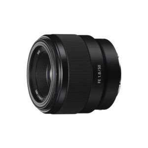 Sony SEL-50F18F standard lens (fixed focal length, 50 mm, F1.8, full format, suitable for A7, A6000, A5100, A5000 and Nex series, E-mount) black