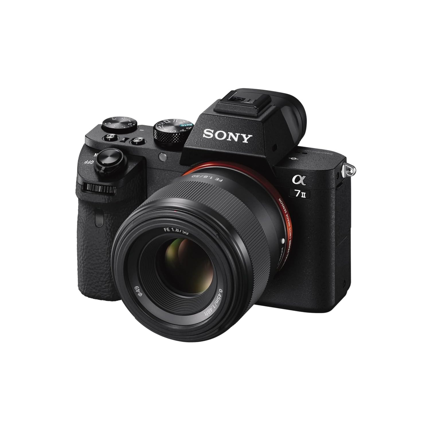 Sony SEL-50F18F standard lens (fixed focal length, 50 mm, F1.8, full format, suitable for A7, A6000, A5100, A5000 and Nex series, E-mount) black