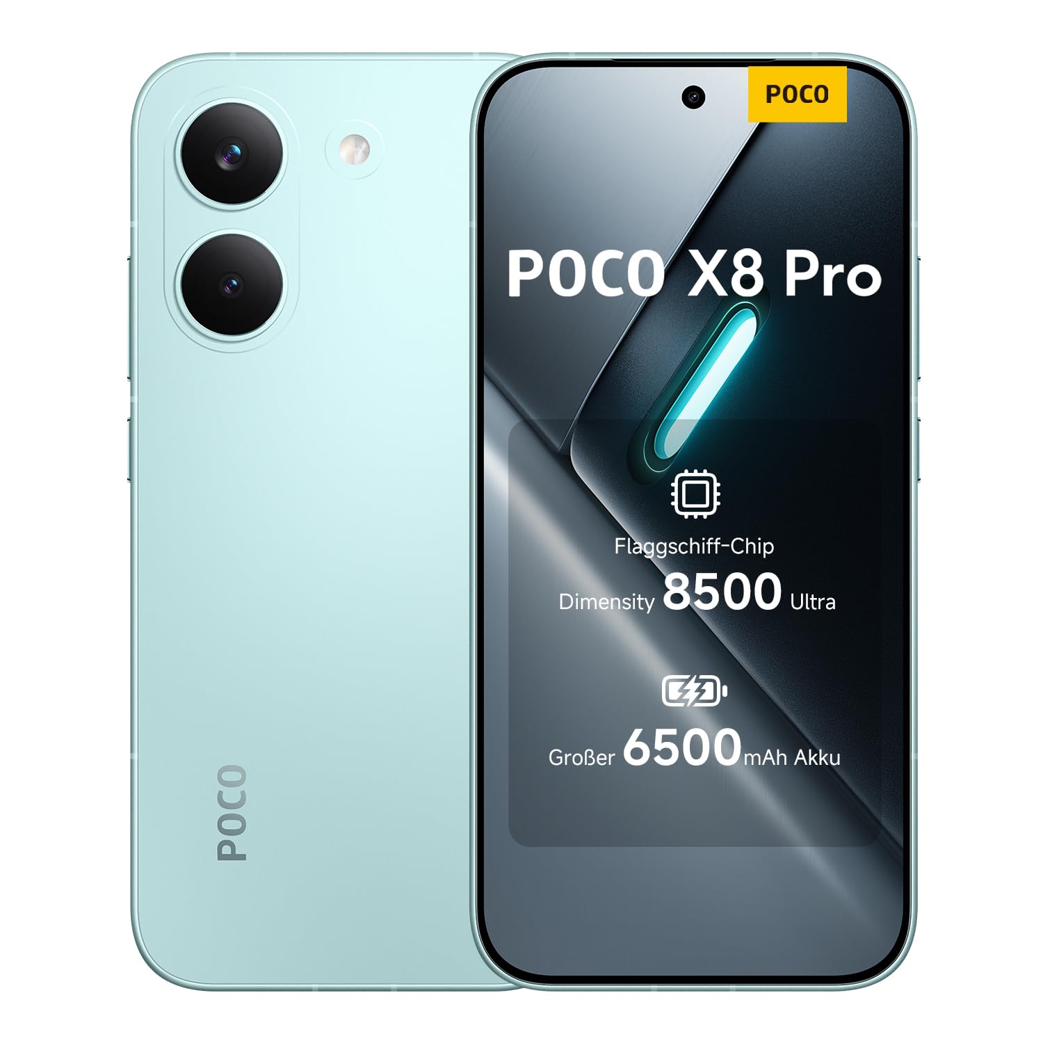 XIAOMI Poco X8 Pro Smartphone 12GB + 512GB, Mobile Phone with Android, Dimensity 8500-Ultra Processor, 6500 mAh Battery, Ultra Bright AMOLED Display, 50MP Sony IMX882 Main...